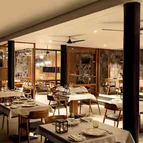 Hotellets restaurang