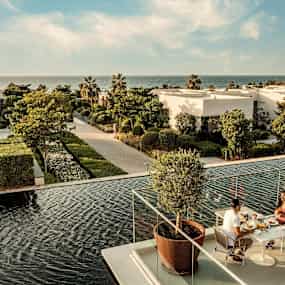 Frukost på restaurang Vinesse