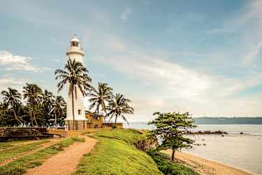 Fyr i Galle på Sri Lanka