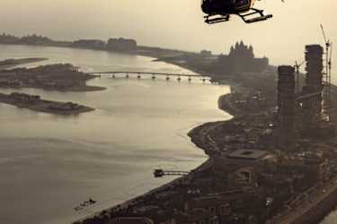 Helikoptertur över Dubai