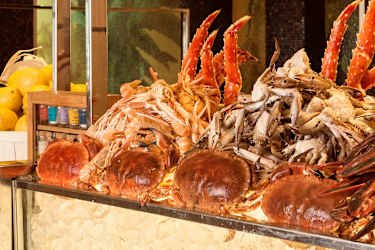 Brunch uppdukad på Bubbalicious i Dubai
