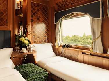 State Cabin ombord på Eastern & Oriental Express