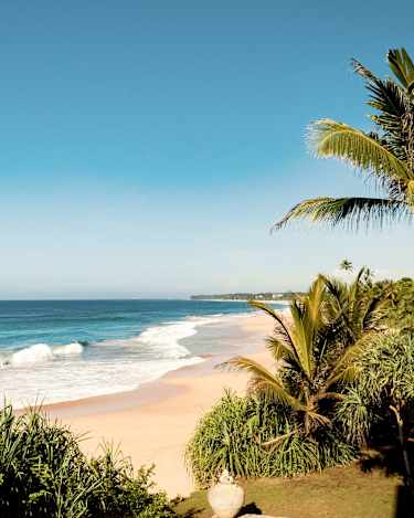 Stranden Bentona i Sri Lanka