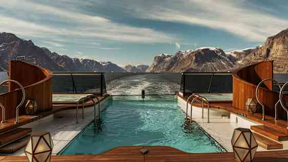Poolområde på Seabourn