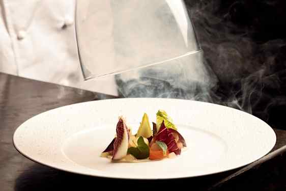 Mat på Michelin-restaurang