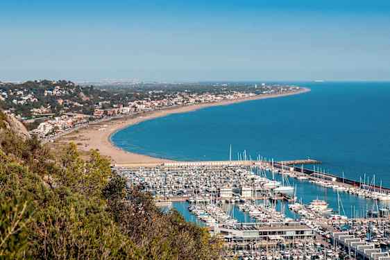 Castelldefels i Spanien