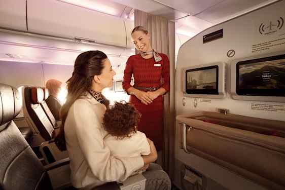 Economy ombord på Turkish Airlines