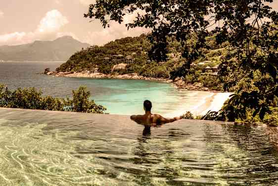Infinitypool på Seychellerna