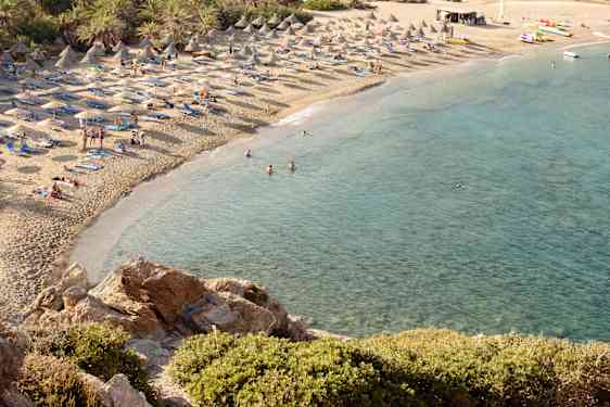 Vaistranden på Kreta