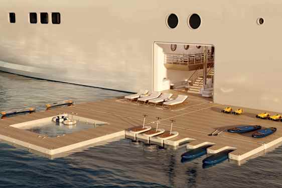 Utomhusdäck på Four Seasons Yachts