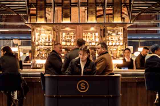 Champagne Bar på St. Pancras