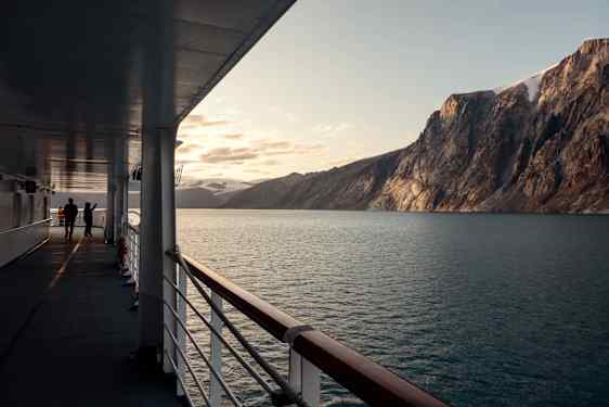 Vy från Hurtigruten