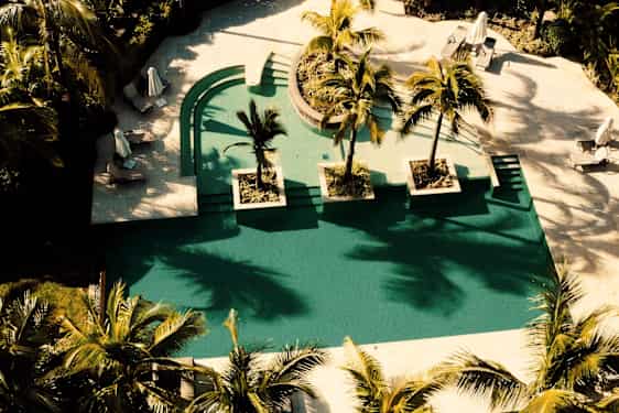 Pool på Mauritius