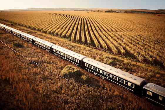 Rovos Rail sedd från ovan