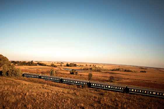 Rovos Rail sedd från ovan