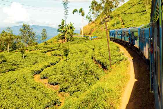 Tåg i Sri Lanka
