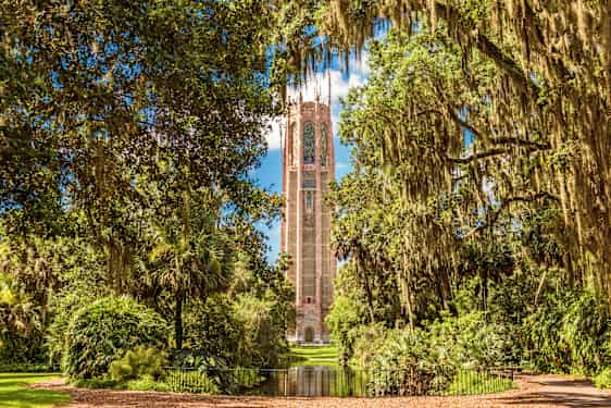 Vacker natur i Bok Tower Gardens