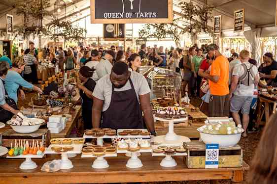 Matmarknad i Kapstaden