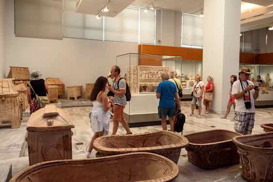 Sal på arkelogoiska muséet i Heraklion