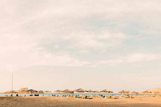 Stranden Al Sawadi i Oman