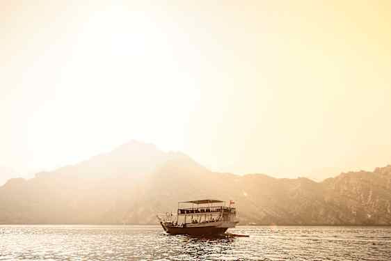 Båttur utanför Muskat