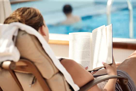 Kvinna ombord på Princess Cruises