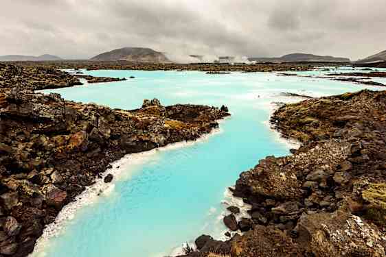 Geotermiskt SPA på Island