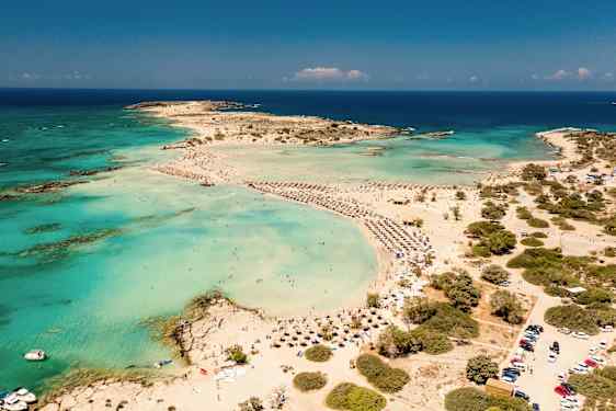 Elafonisistranden på Kreta