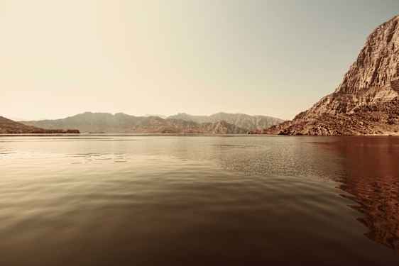 Halvön Musandam i Oman