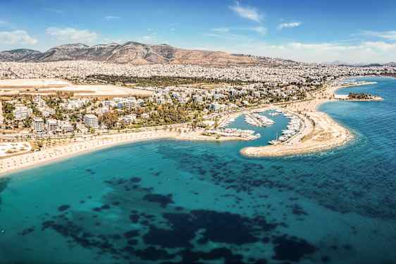 Strand sedd från ovan