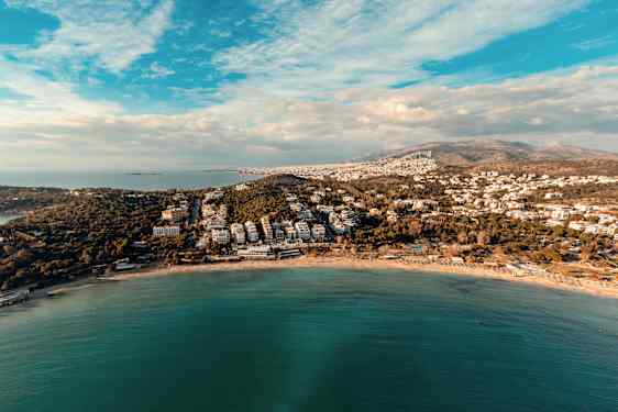 Strand sedd från ovan