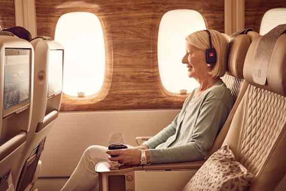 Premium Economy ombord på Emirates