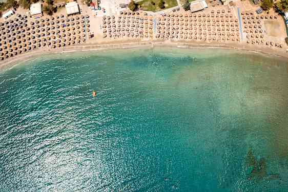 Stranden Vouliagmenis i Aten