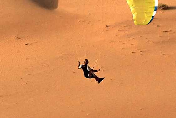 Paraglider i Oman