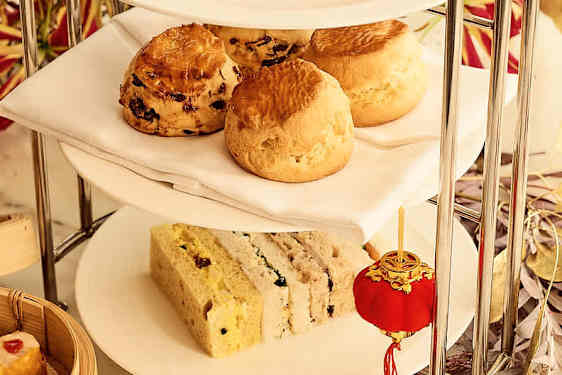 Afternoon Tea på Ting Lounge i London