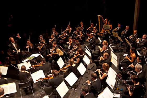 Symfoniorkester ombord på Cunard