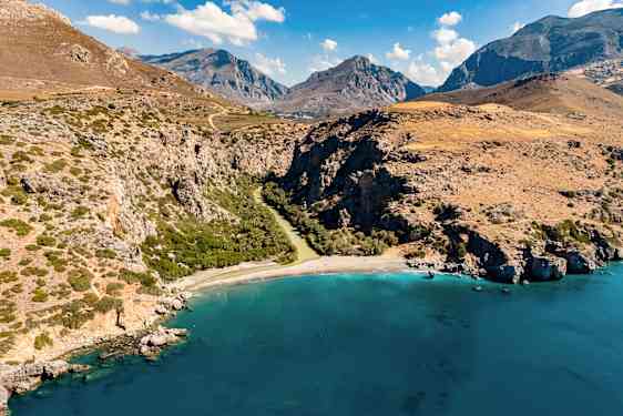 Previlistranden på Kreta
