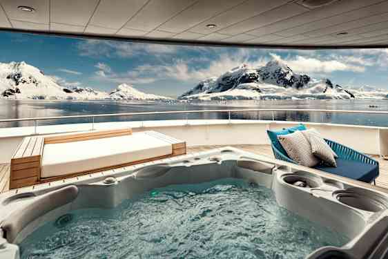 Utsikt från ett kryssningsfartyg