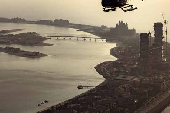 Helikoptertur över Dubai