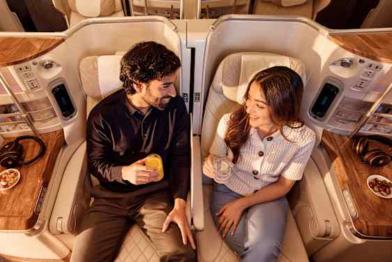 Business ombord på Emirates