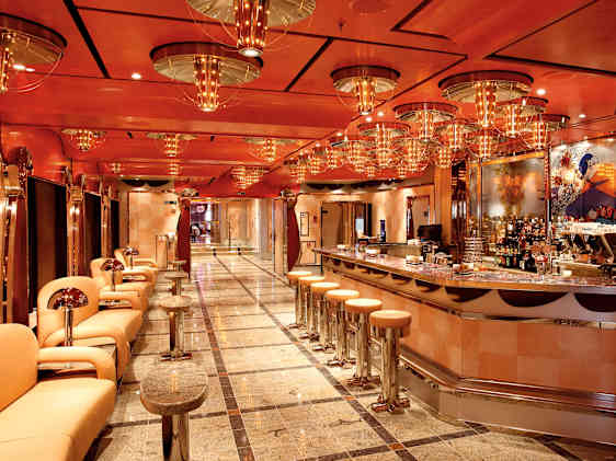 Restaurang ombord på Costa Cruises