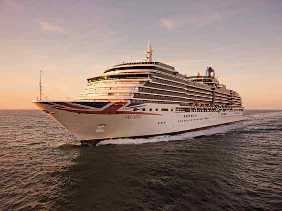 Fartyget Aracadia till havs