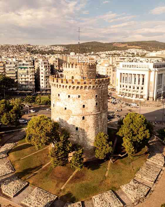Vy över Thessaloniki