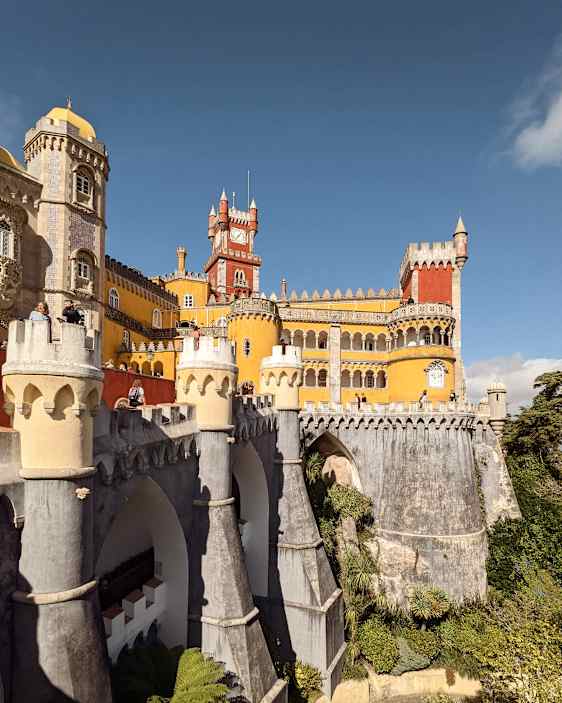 Staden Sintra på sin höjd