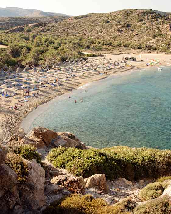 Vaistranden på Kreta