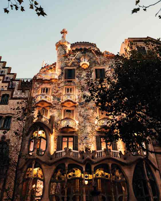 Casa Batlló vackra färger