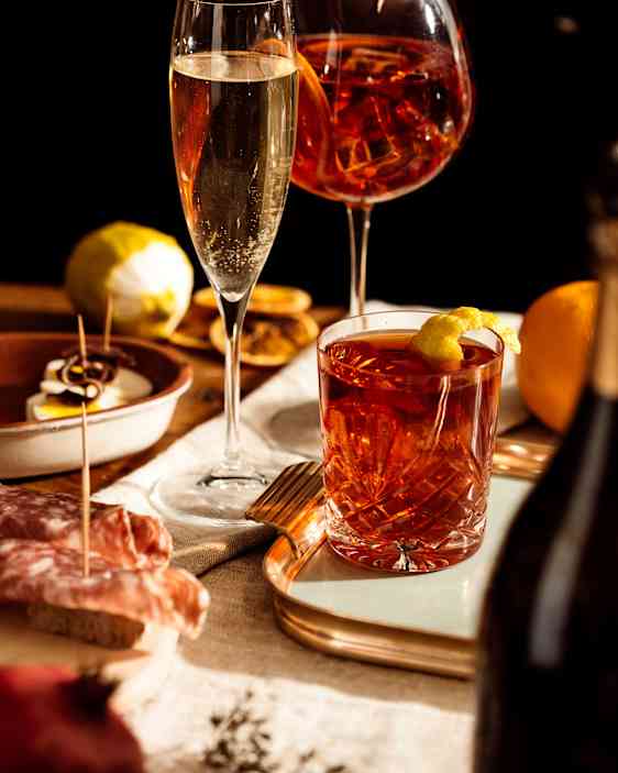 Drinkar serverade i Venedig