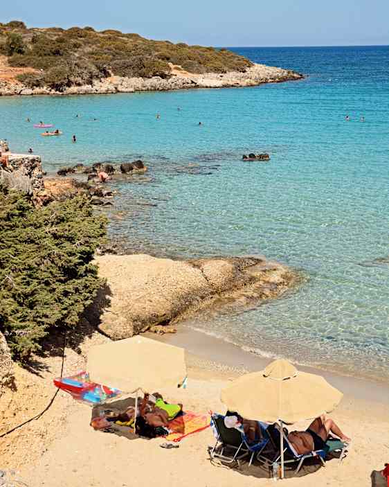 Istrostranden på Kreta