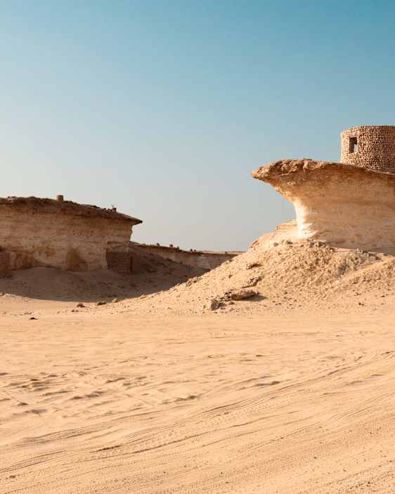 Vackra vyer på Zekreet Beach