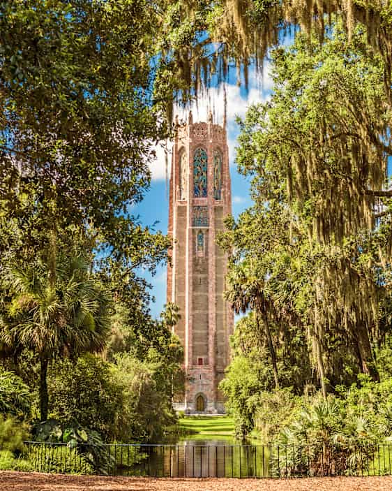 Vacker natur i Bok Tower Gardens